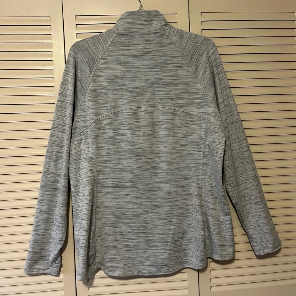 RBX NWOT Ladies Size XL Full Zip Athletic Jacket in Gray/Black multi